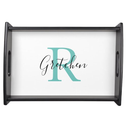 Monogram Serving Tray