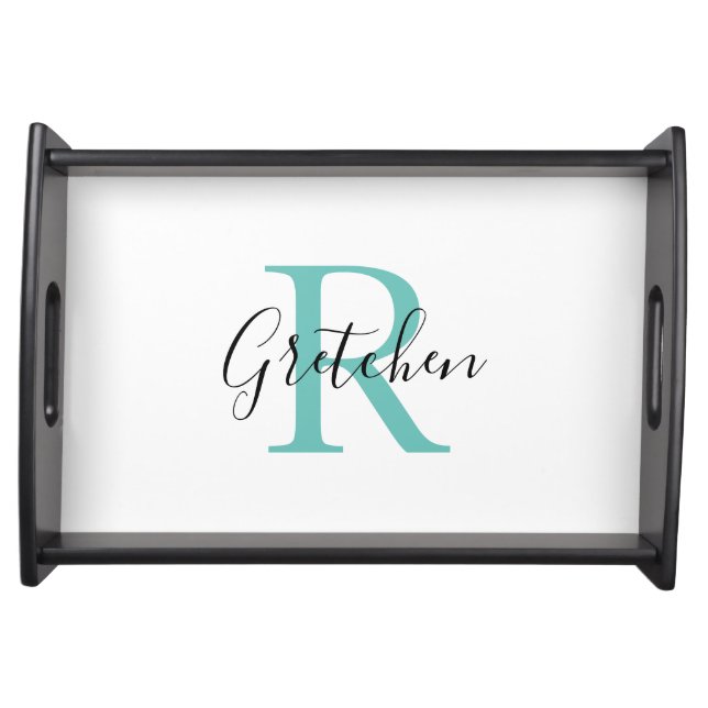 Monogram Serving Tray (Front)