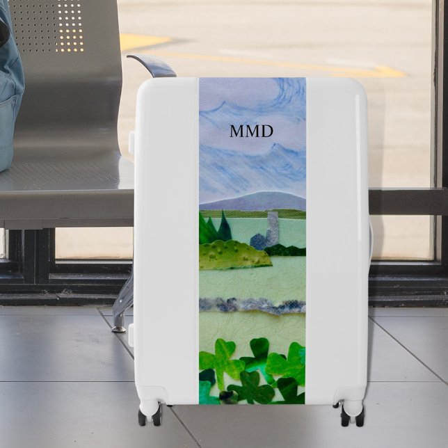 Monogram Shamrock  Luggage (Creator Uploaded)