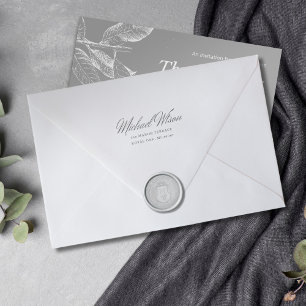 Monogram Shield and Swords Wax Seal Stamp