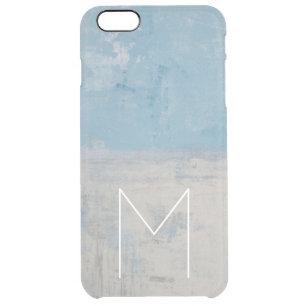 Monogram   Silver Aura Clear iPhone 6 Plus Case