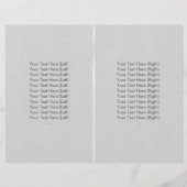 Monogram Silver Laurel Wreath Grey Leather Bi-Fold (Back)