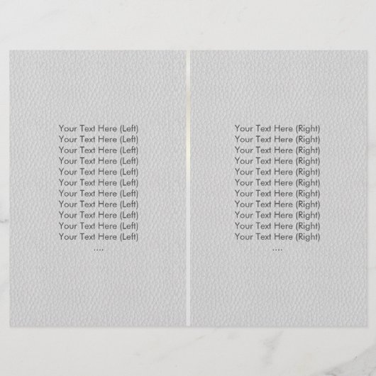 Monogram Silver Laurel Wreath Grey Leather Bi-Fold (Back)