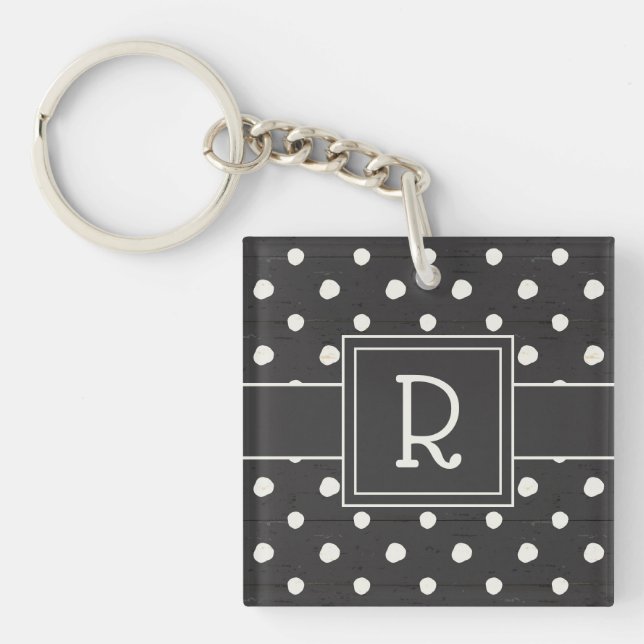 Monogram | Simple Signs Step One Keychain (Front)