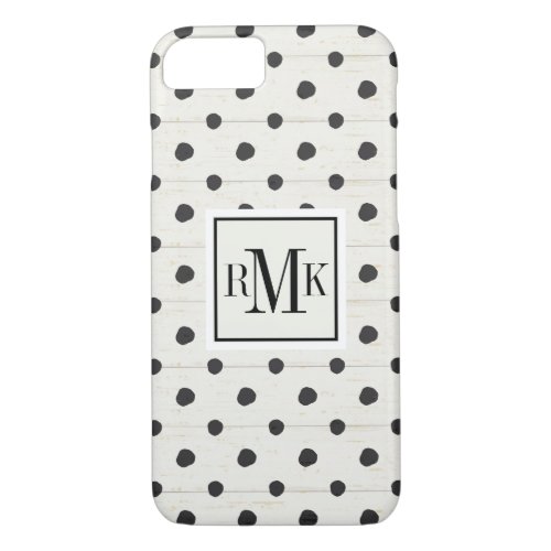 Monogram  Simple Signs Step Three iPhone 87 Case