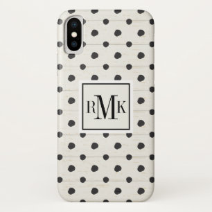 Monogram   Simple Signs Step Three iPhone X Case
