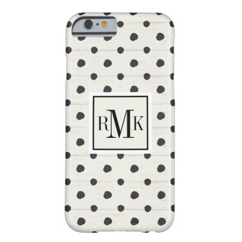 Monogram  Simple Signs Step Three Barely There iPhone 6 Case