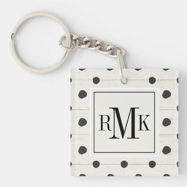 Monogram | Simple Signs Step Three Keychain (Front)