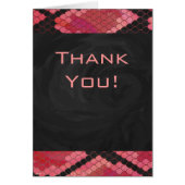 Monogram Snake Black and Red Print (Front)