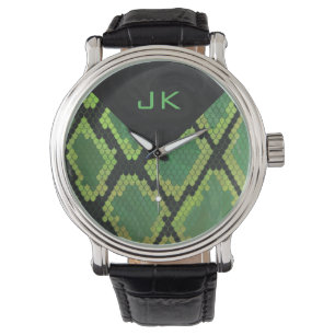 Monogram Snake Green and Black Watch