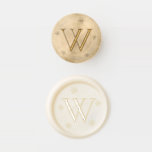 Monogram Snowflake Christmas Wax Seal Stamp<br><div class="desc">Elengant and festive,  this monogram snowflake design is perfect for Christmas invitations. A timeless mailing accessory that you can use in years to come.</div>