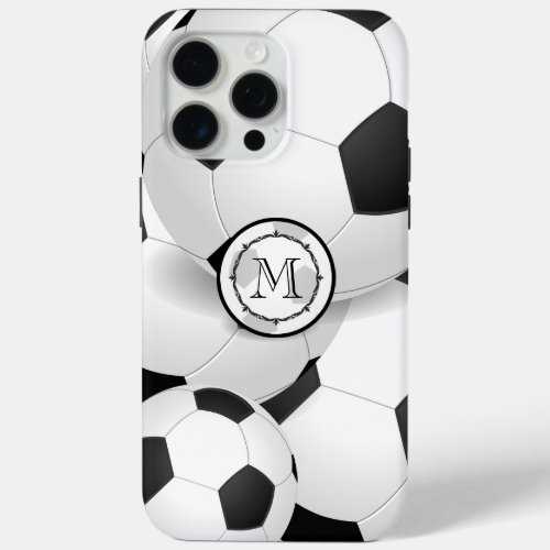 Monogram Soccer Ball iPhone Case