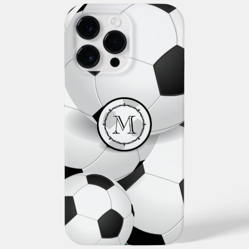 Monogram Soccer Ball iPhone Case