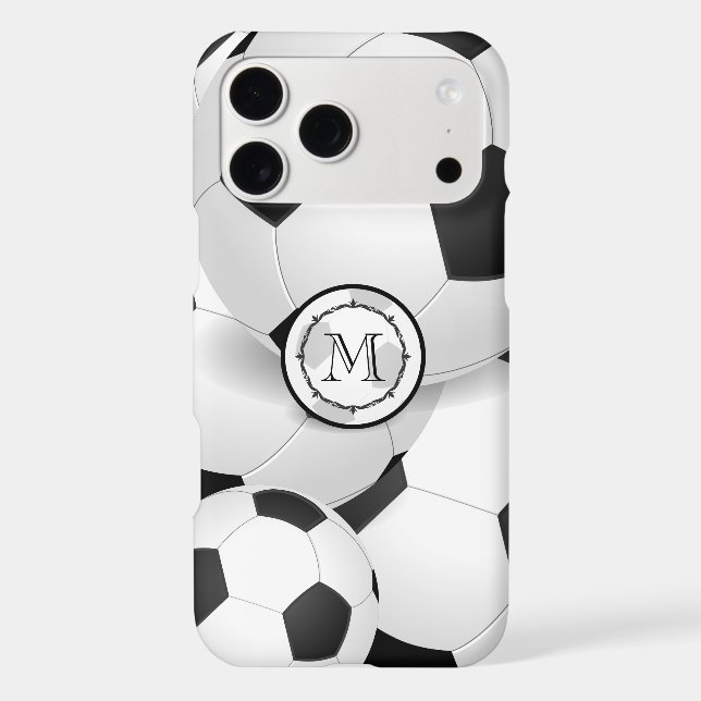 Monogram Soccer Ball Iphone Case (Back)