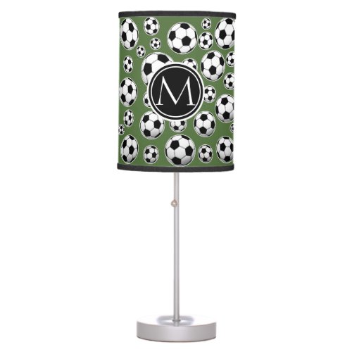 Monogram Soccer _ Tree Top Table Lamp