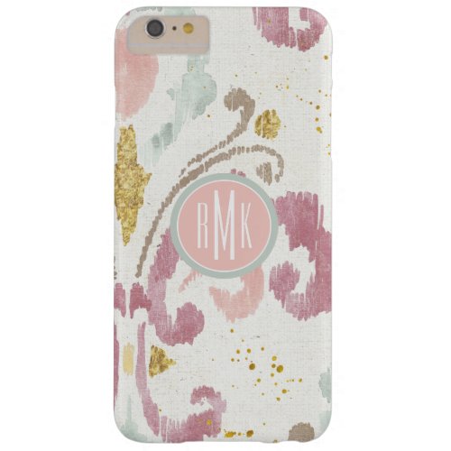 Monogram  Soft Deco Pattern Barely There iPhone 6 Plus Case