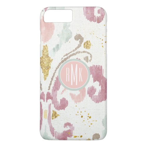 Monogram  Soft Deco Pattern iPhone 8 Plus7 Plus Case