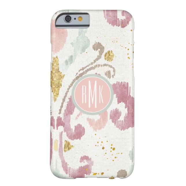 Monogram | Soft Deco Pattern Case-Mate iPhone Case (Back)