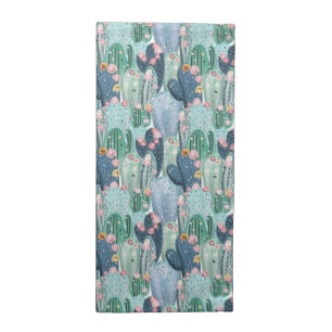 Monogram Soft Patel Cactus Pattern Cloth Napkin