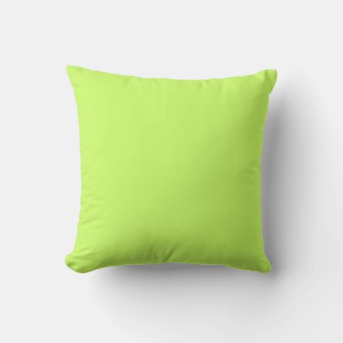 MONOGRAM solid soft pastel green pillow
