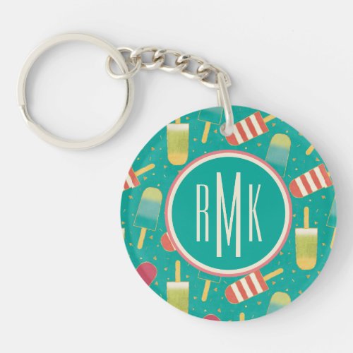 Monogram  Some Fun in the Sun Step Keychain