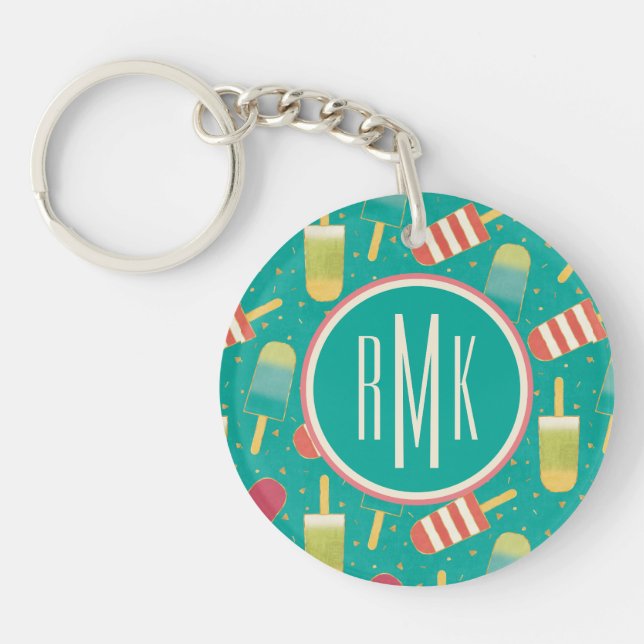 Monogram | Some Fun in the Sun Step Keychain (Front)