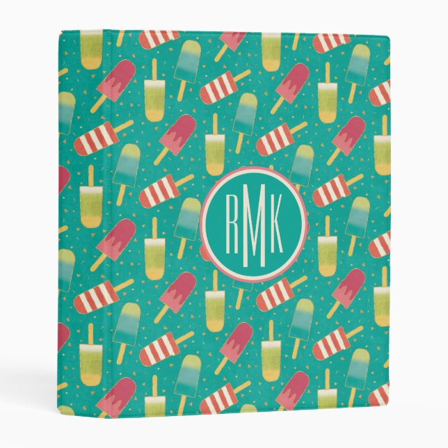 Monogram | Some Fun in the Sun Step Mini Binder (Front/Spine)