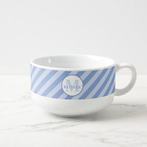 Monogram Soup Mug Baby Shower Gift  Soup Mug