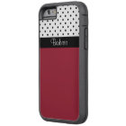 Monogram Spicy Red, Black White Dots Color Block