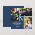 Monogram Square - Photo Graduation Announcement | Zazzle