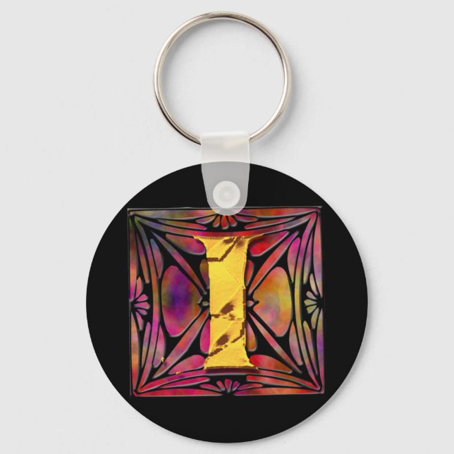 Monogram: Stainglass I Keychain (Front)