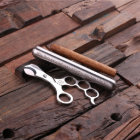 Monogram Stainless Steel Cigar Holder & Cutter