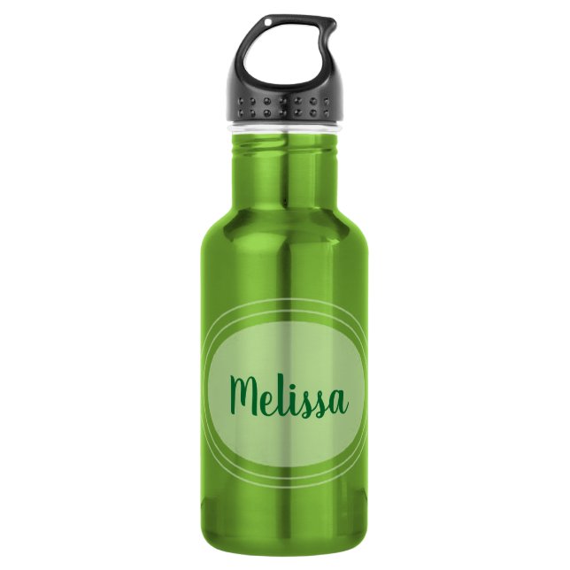 Monogram Stainless Steel Water Bottle (Front)