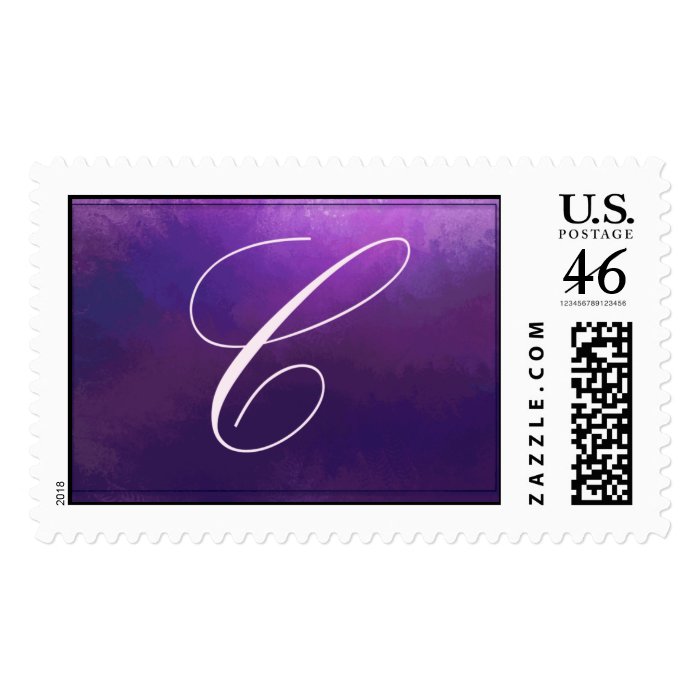 Monogram Stamp   Letter C   Initial C