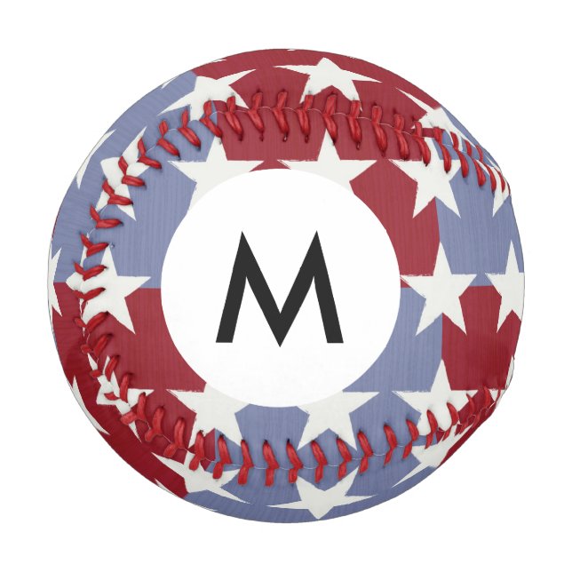 Monogram Stars and Stripes Baseball (Front Left)