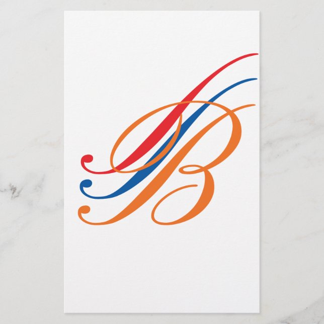 monogram stationery (Front)