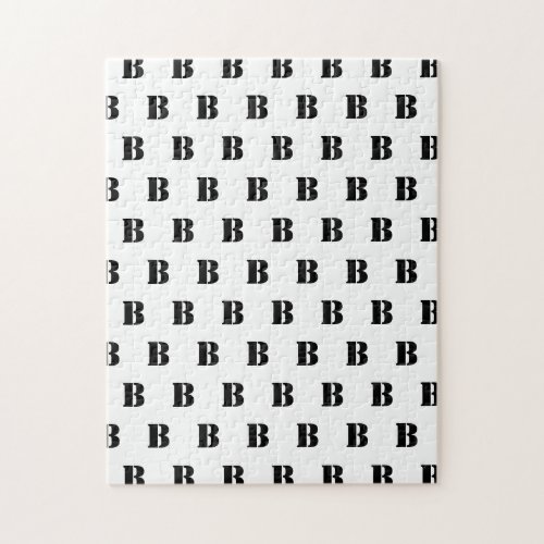 Monogram Stencil Frustrating Jigsaw Puzzle