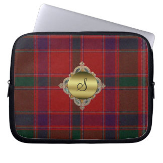 Monogram Stewart Tartan Plaid Laptop Cover