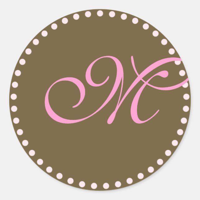 Monogram Sticker (Front)