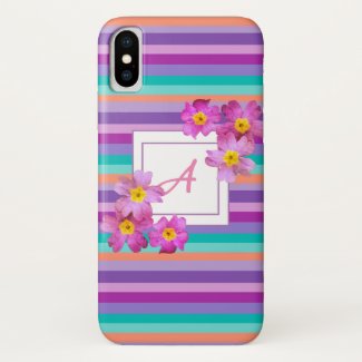 Monogram Stripes   iPhone Case