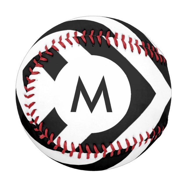 Monogram Stripes Pattern Baseball (Front Left)