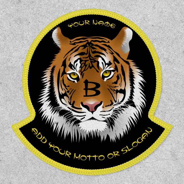 Monogram Sumatran Tiger Wildlife Animal Predator Patch (Front)