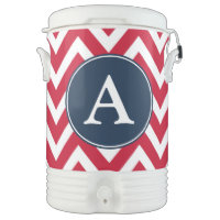 Monogram Summer Camping Party Cooler Gift
