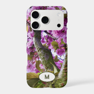 Monogram Summer Pink Blooming Tree Crown Photo - iPhone 17 Pro Case
