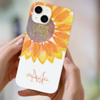 Monogram Sunflower  