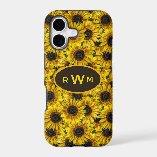 Monogram Sunflowers Patterned iPhone 17 Case