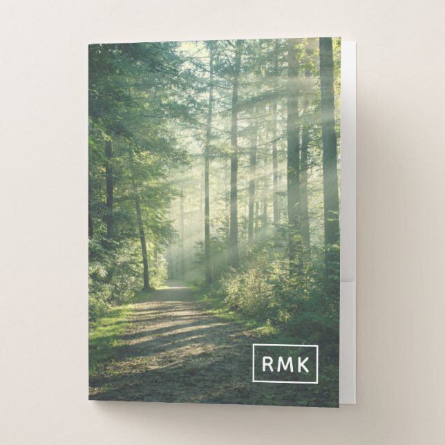 Monogram | Sunny October Morning in Hamburg Pocket Folder (Front)