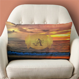 Monogram Sunset 1577 Lumbar Pillow