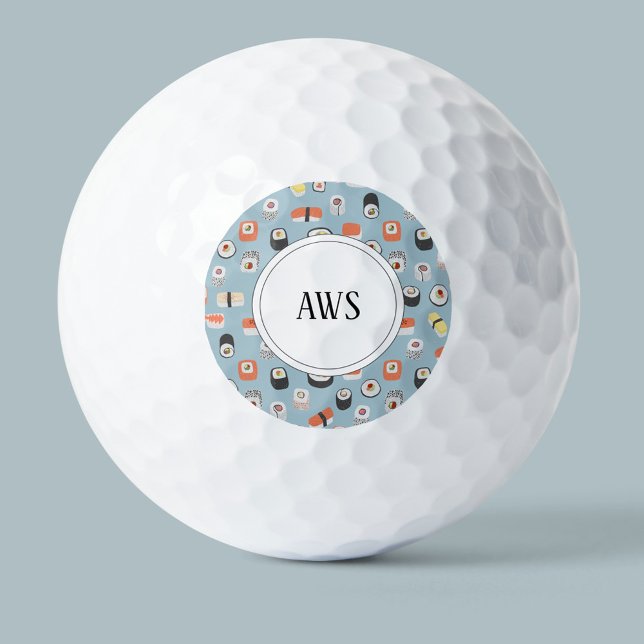 Monogram Sushi Golf Balls (Creator Uploaded)
