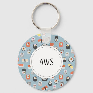 Monogram Sushi Keychain